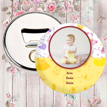 Miniş Eşyalar Temalı Bebek Magnet Açacak