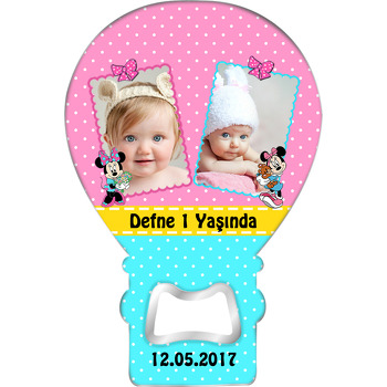 Minnie Mouse 2 Temalı Balon Magnet Açacak
