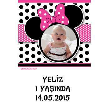 Minnie Mouse Çerçeveli Magnet