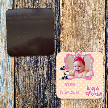Minnie Mouse Doğum Günü Magnet
