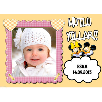 Minnie Ve Mickeyli Magnet