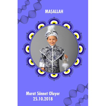 Mor Temalı Sünnet  Magneti