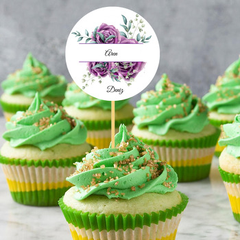 Mürdüm Güller Temalı  Söz & Nişan & Nikah Kürdan Süs