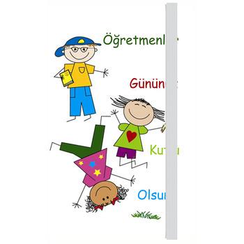 Mutlu Öğrenciler Temalı Öğretmenler Günü Anı Defteri