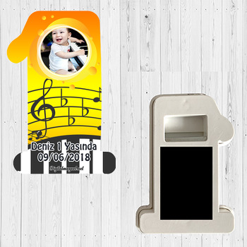 Müzik Temalı  Doğum Günü Magnet Açacak
