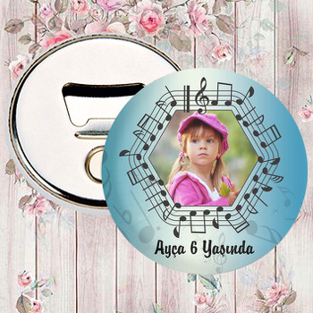 Müzik Temalı Doğum Günü Magnet Açacak