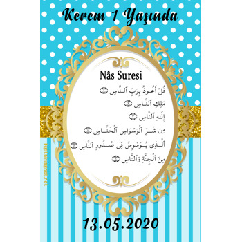 Nas Suresi Temalı Dua Magnet