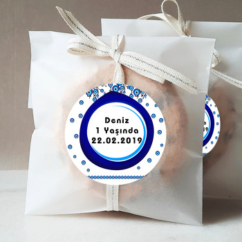 Nazar Boncuğu Temalı Sticker
