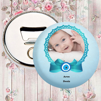 Nazar Boncuk 12 Temalı Bebek Magnet Açacak