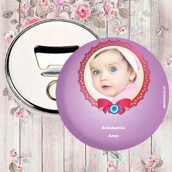 Nazar Boncuk 13 Temalı  Bebek Magnet Açacak