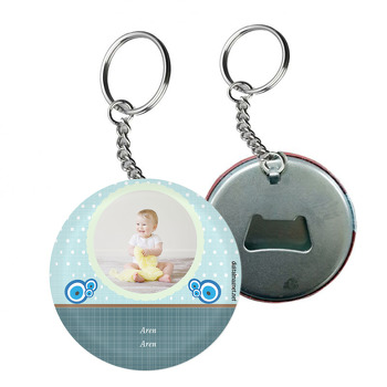 Nazar boncuk 5 Temalı Bebek Arkası Açacak Anahtarlık