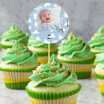 Nazar boncuk 8 Temalı Bebek Kürdan Süs