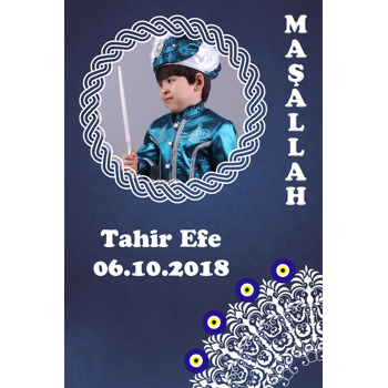 Nazar Boncuk Temalı Sünnet Magnet