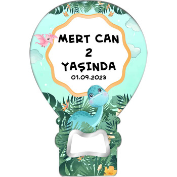 Neşeli Dinozorlar Temalı Balon Magnet Açacak