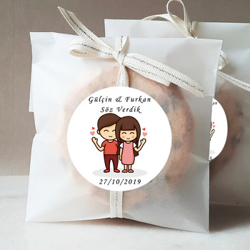 Nişan Temalı Sticker