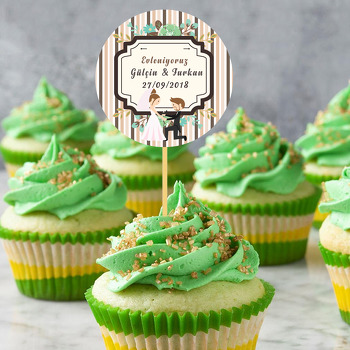 Nişan ve Evlilik Temalı Kürdan Süs