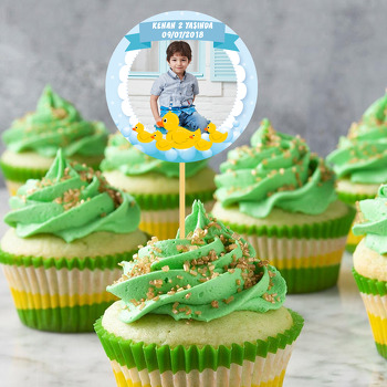 Ördek Temalı Resimli Kürdan Süs