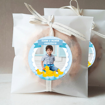 Ördek Temalı Resimli Sticker