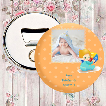 Oyuncak Temalı Hoşgeldin  Bebek Magnet Açacak