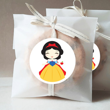 Pamuk Prenses Temalı Sticker