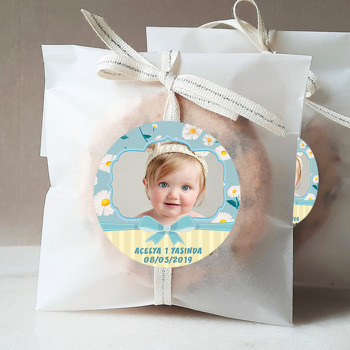 Papatya 1 Temalı Resimli Sticker