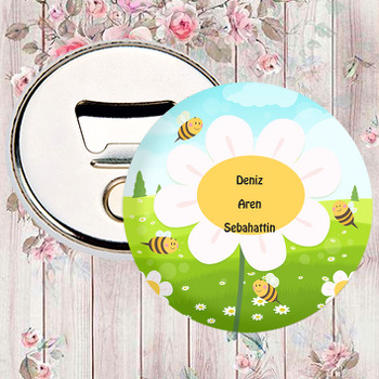 Papatya Temalı Magnet Açacak