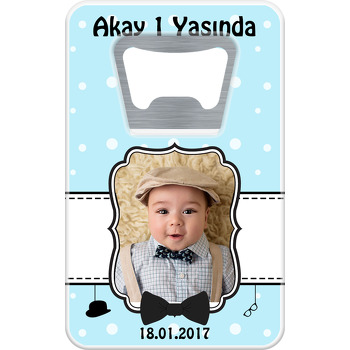 Papyon Temalı Dikdörtgen Magnet Açacak