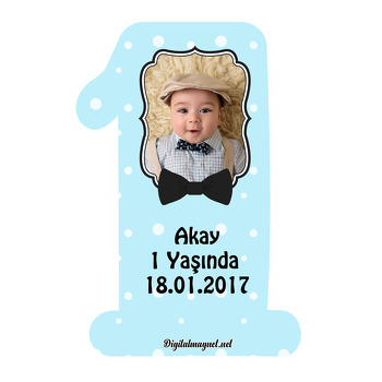 Papyon Temalı  Doğum Günü Magnet