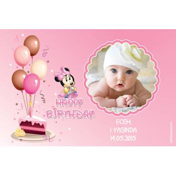 Pastalı 1 Yaş Temalı Magnet