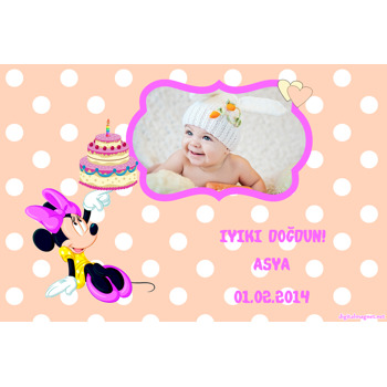 Pastalı Minnie Magnet