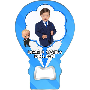 Patron Bebek Temalı Balon Magnet Açacak