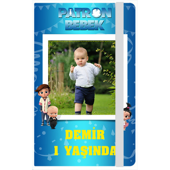 Patron Bebek Temalı Doğum Günü Anı Defteri