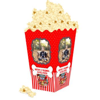Paw Petrol Temalı Popcorn Kutusu