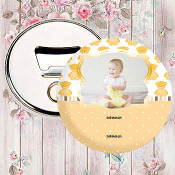 Peluş Ayı Temalı Magnet Açacak