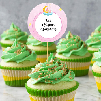 Pembe Aydede Temalı Kürdan Süs