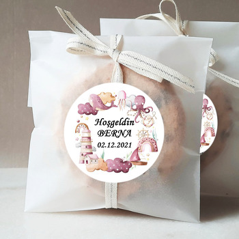 Pembe Denizci Temalı Sticker