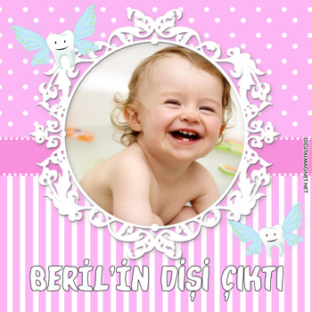 Pembe Diş Temalı    Kare Parti Afiş