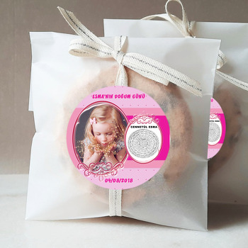 Pembe Dua Cennetül Esma Temalı Sticker