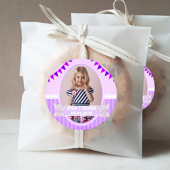 Pembe Fil Temalı Resimli Sticker