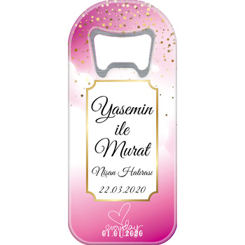 Pembe Gold Çerçeveli Everyday Love Temalı Uzun Açacak