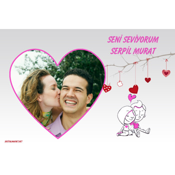 Pembe Kalp Magnet