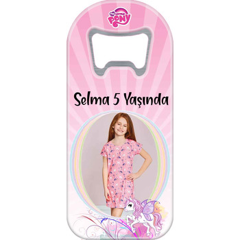 Pembe Kanatlı Unicorn Temalı Uzun Magnet Açacak