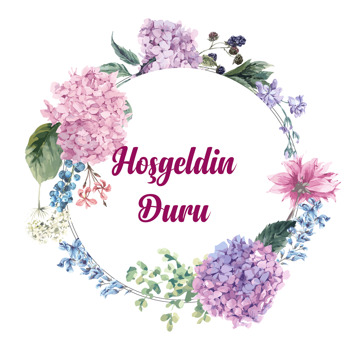 Pembe Ortancalar Temalı Kare Doğum Günü Parti Afiş