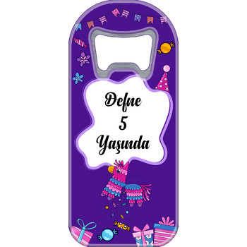 Pembe Pinyata ile Mor Fon Temalı Uzun Magnet Açacak