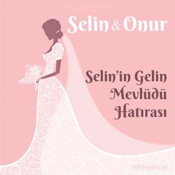 Pembe Zeminli Gelin Karakterli    Kare Parti Afiş