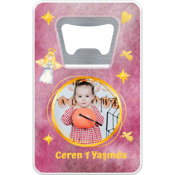 Peri Temalı Dikdörtgen Magnet Açacak