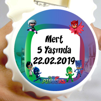 Pijamaskeliler 2 Temalı Kapak Şekilli Magnet Açacak