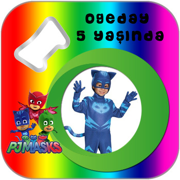 Pijamaskeliler Temalı Kare Magnet Açacak