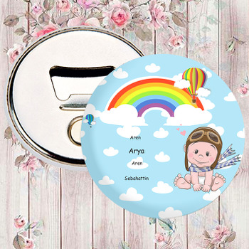 Pilot Bebek Temalı Magnet Açacak