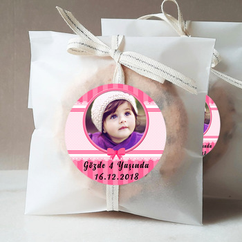 Pink Ribbon  Temalı Resimli Sticker
